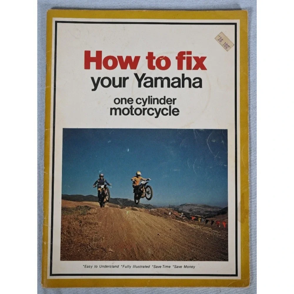 How To Fix Your Yamaha One Cylinder Motorcycle Repair Service Manual Book